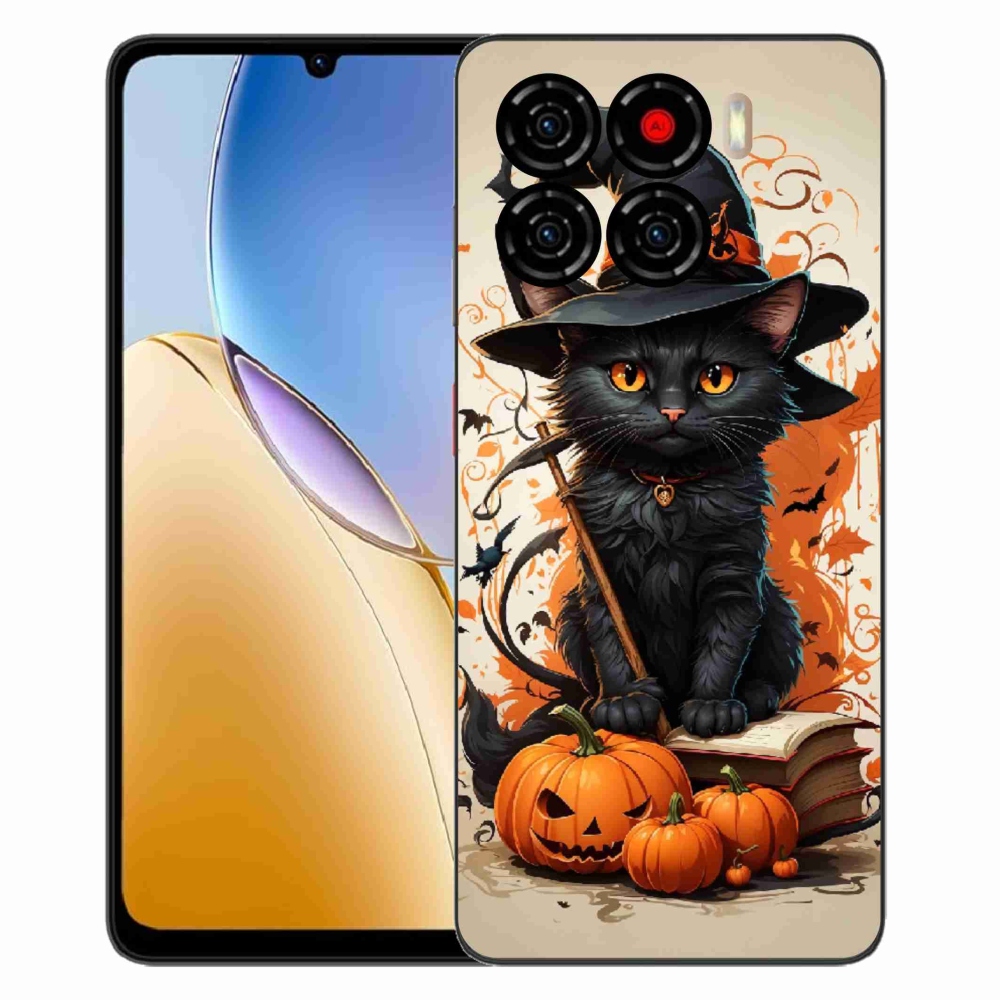 Gélový kryt mmCase na ZTE Blade A56 - kocúr čarodejník