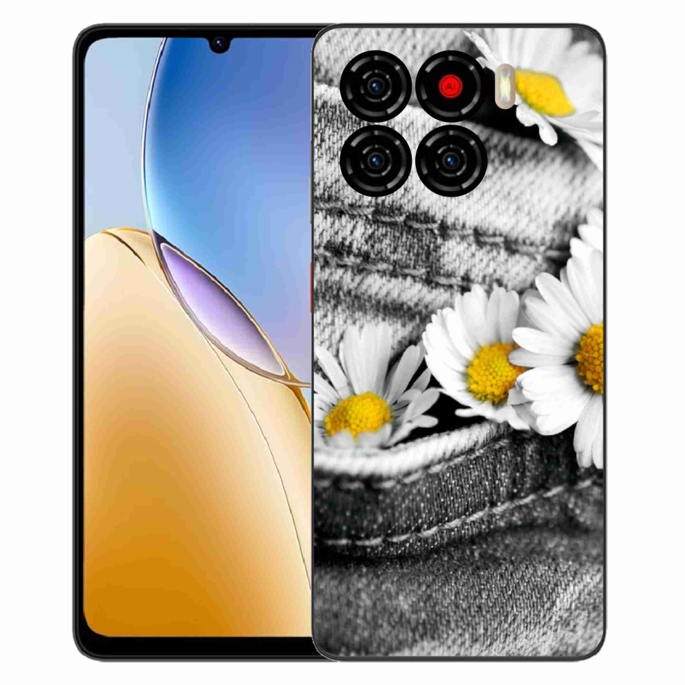 Gélový kryt mmCase na ZTE Blade A56 - margarétky