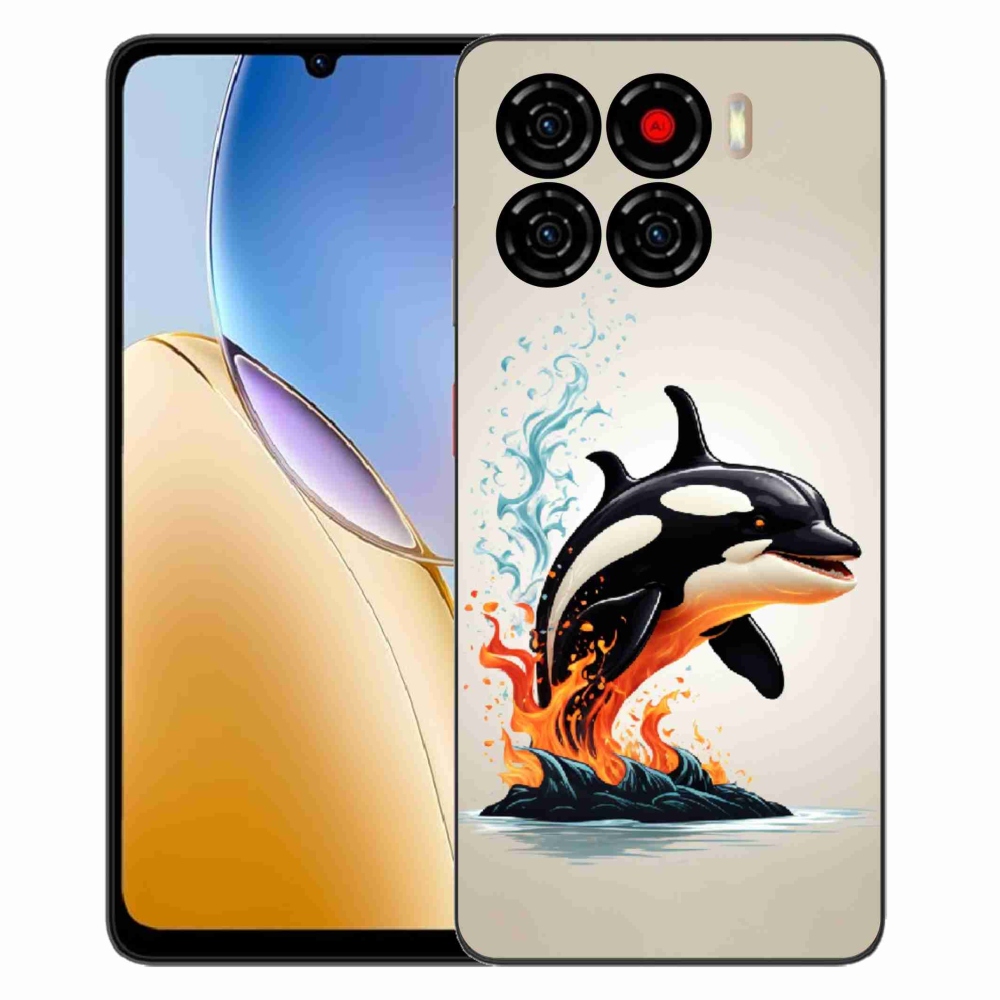 Gélový kryt mmCase na ZTE Blade A56 - kosatka