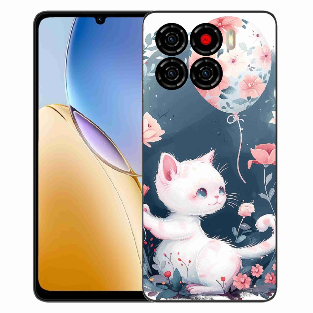 Gélový kryt mmCase na ZTE Blade A56 - mačiatko s balónikom