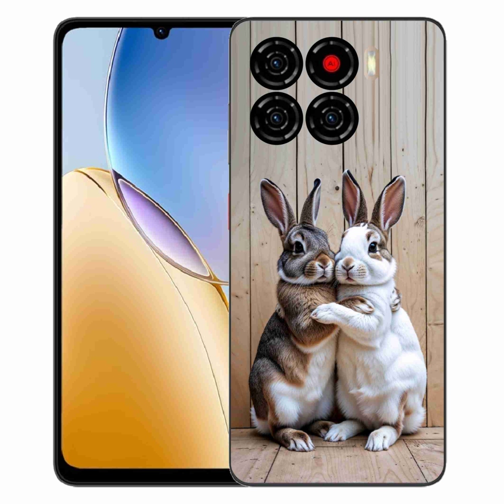 Gélový kryt mmCase na ZTE Blade A56 - králičie pár