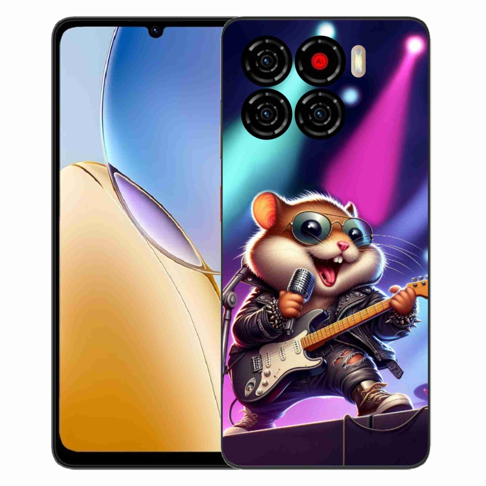 Gélový kryt mmCase na ZTE Blade A56 - škrečok rocker