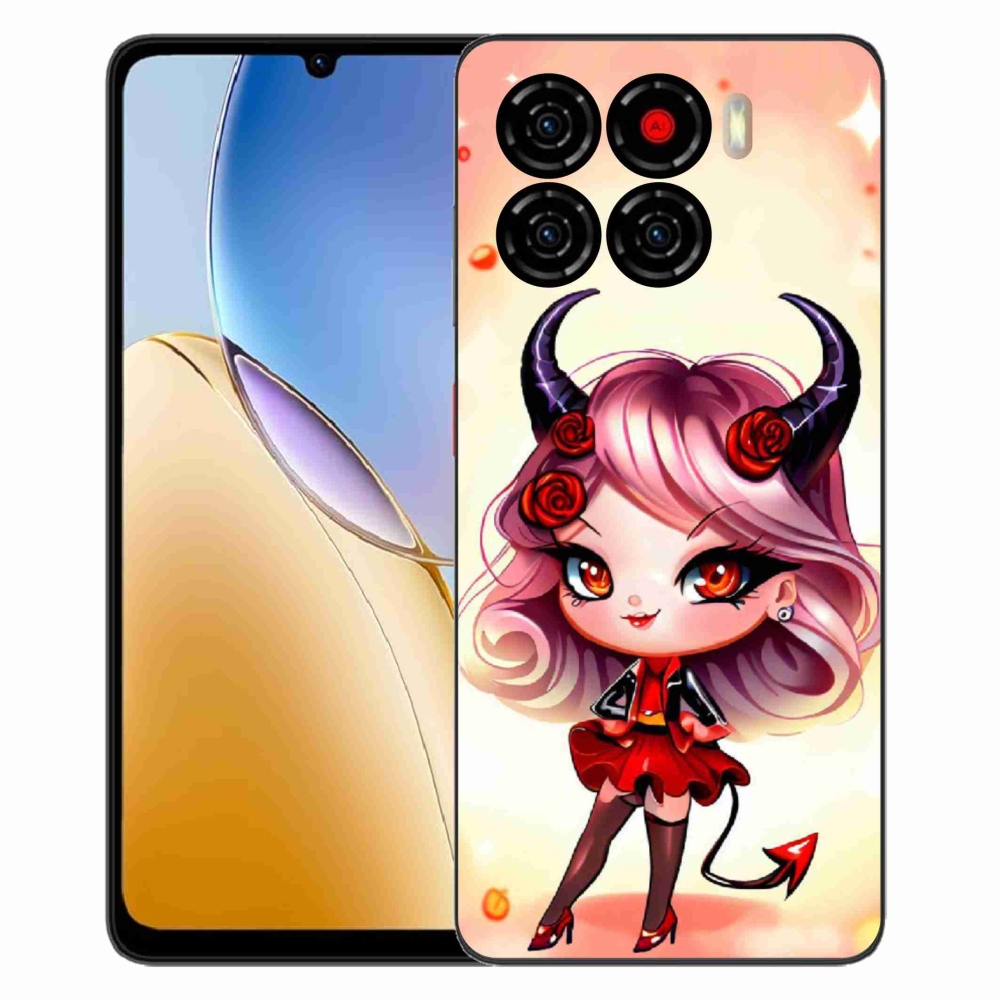 Gélový kryt mmCase na ZTE Blade A56 - kreslená čertica