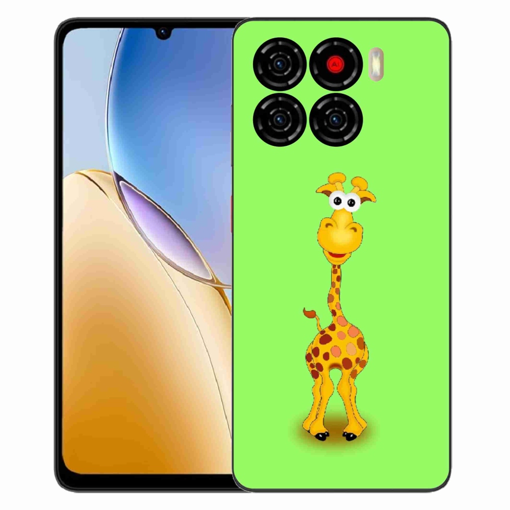 Gélový kryt mmCase na ZTE Blade A56 - kreslená žirafa