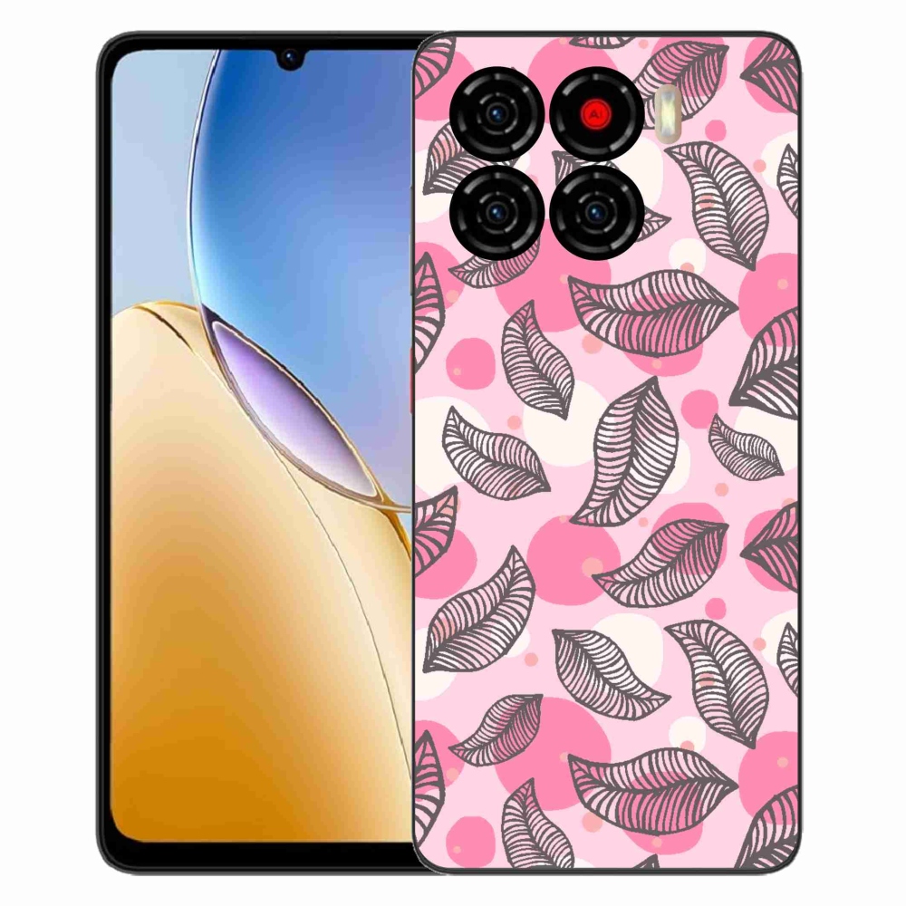 Gélový kryt mmCase na ZTE Blade A56 - kreslené padajúce listy
