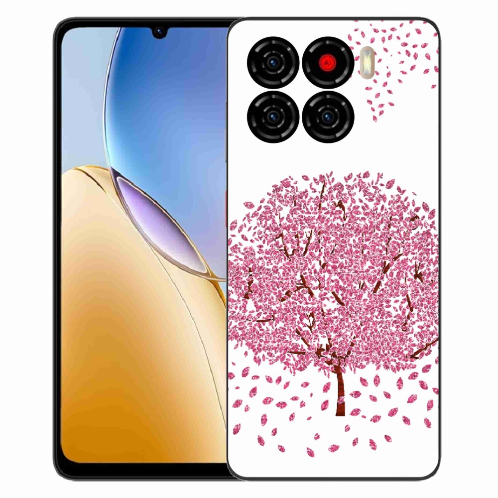 Gélový kryt mmCase na ZTE Blade A56 - kreslený strom s listami