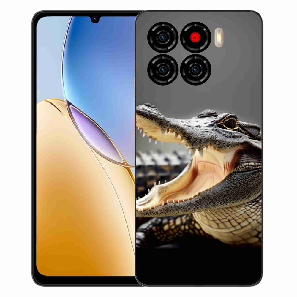Gélový kryt mmCase na ZTE Blade A56 - krokodíl
