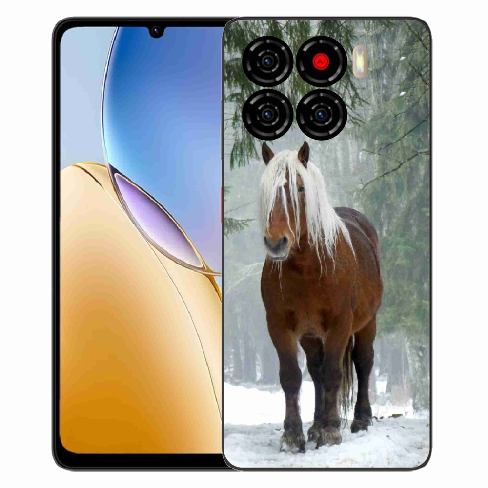 Gélový kryt mmCase na ZTE Blade A56 - kôň v lese