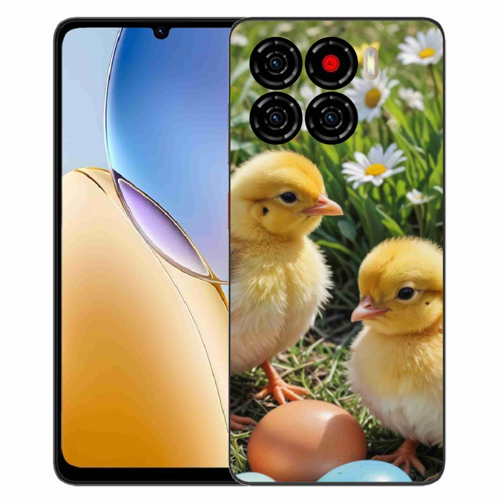Gélový kryt mmCase na ZTE Blade A56 - kuriatka
