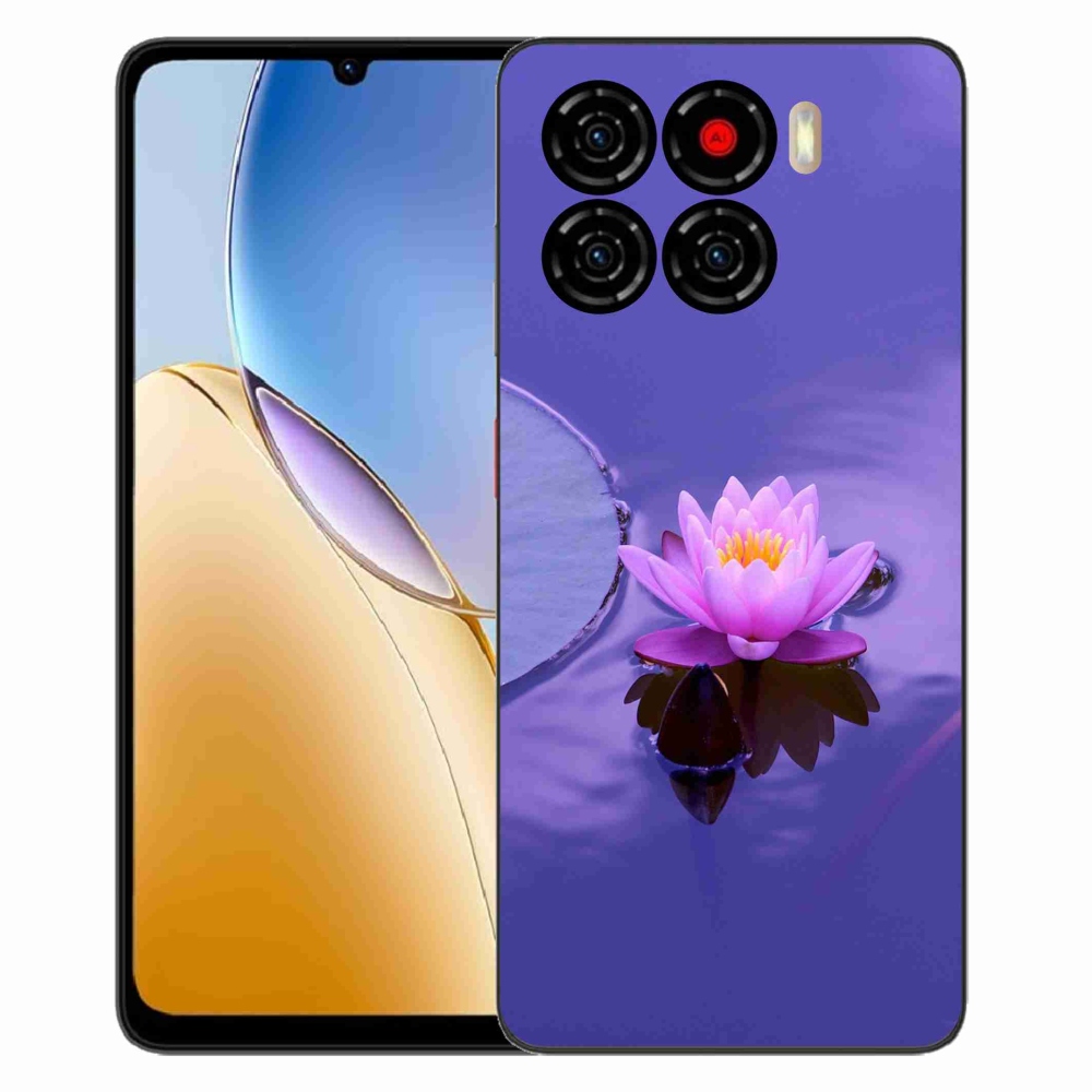 Gélový kryt mmCase na ZTE Blade A56 - kvet na hladine