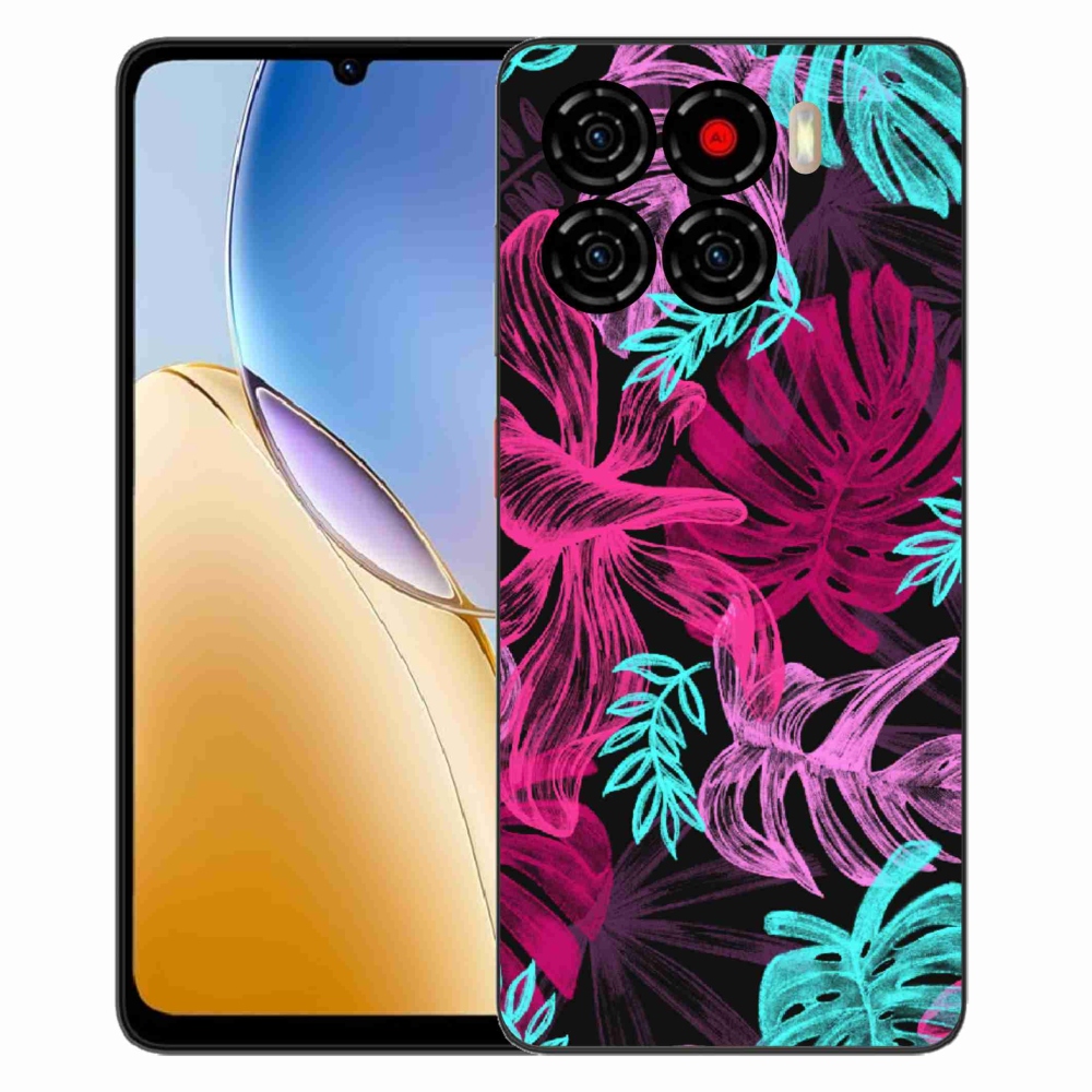 Gélový kryt mmCase na ZTE Blade A56 - kvety 1