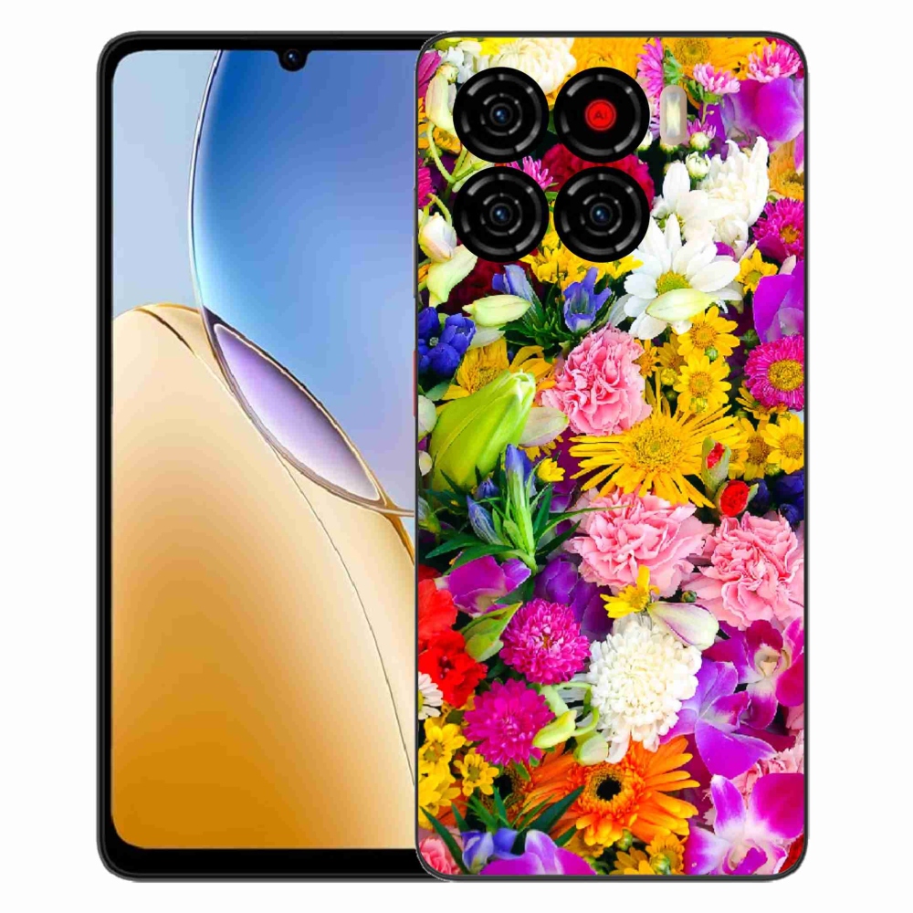 Gélový kryt mmCase na ZTE Blade A56 - kvety 12