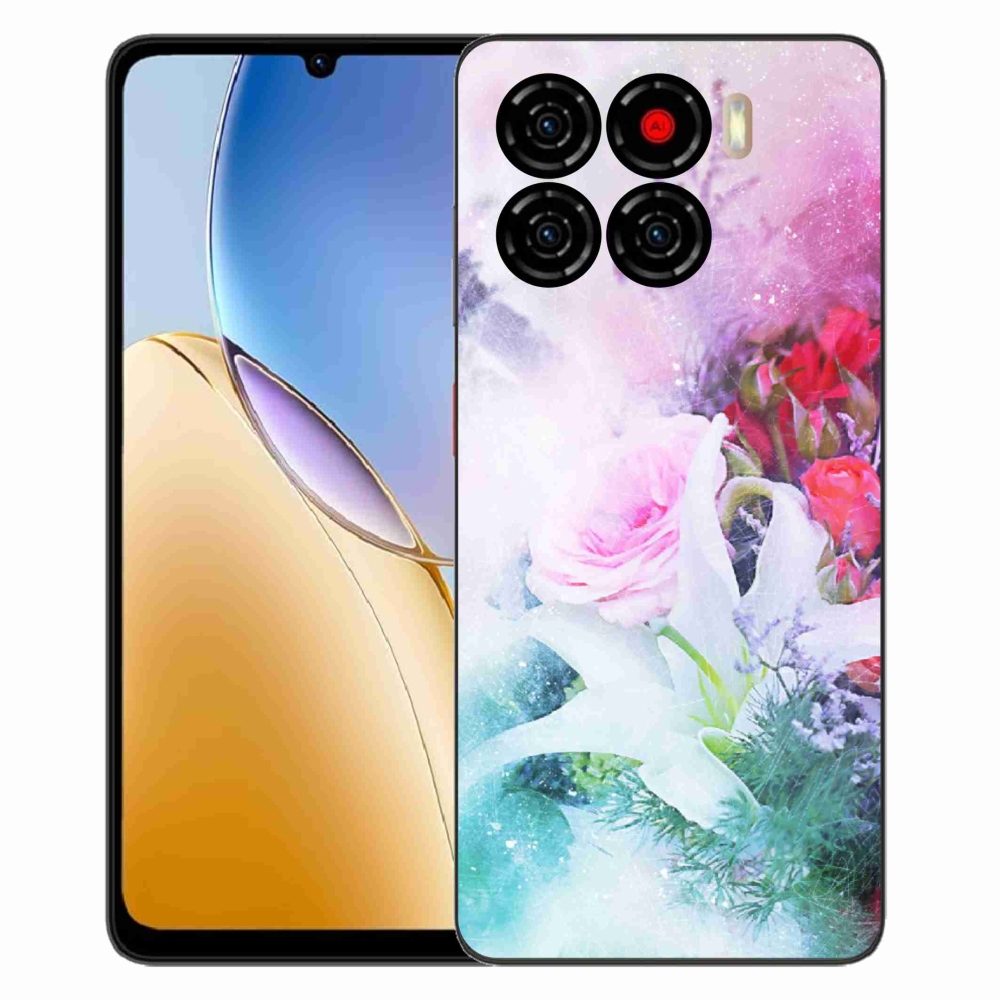 Gélový kryt mmCase na ZTE Blade A56 - kvety 4