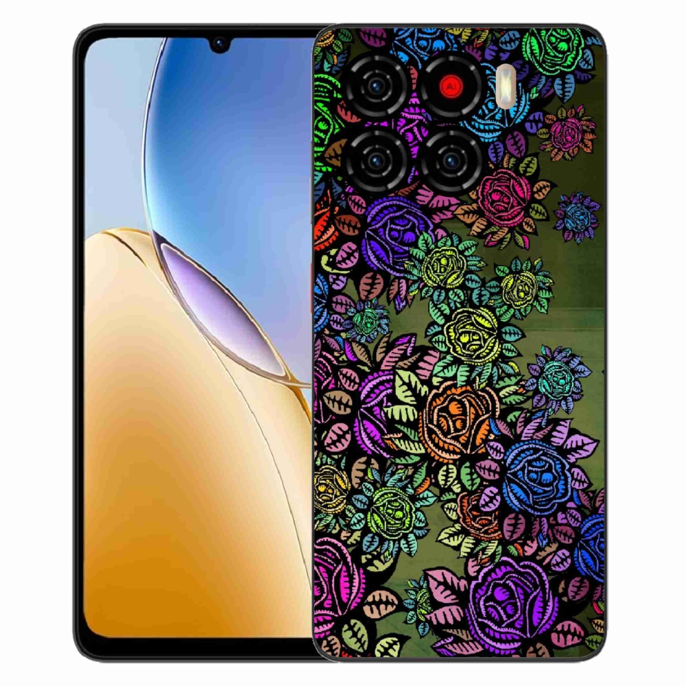Gélový kryt mmCase na ZTE Blade A56 - kvety 6