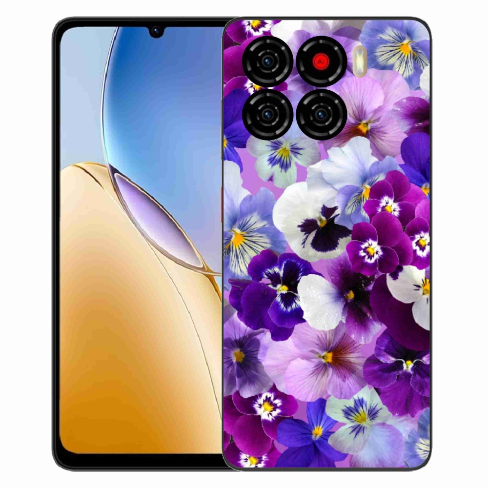 Gélový kryt mmCase na ZTE Blade A56 - kvety 9