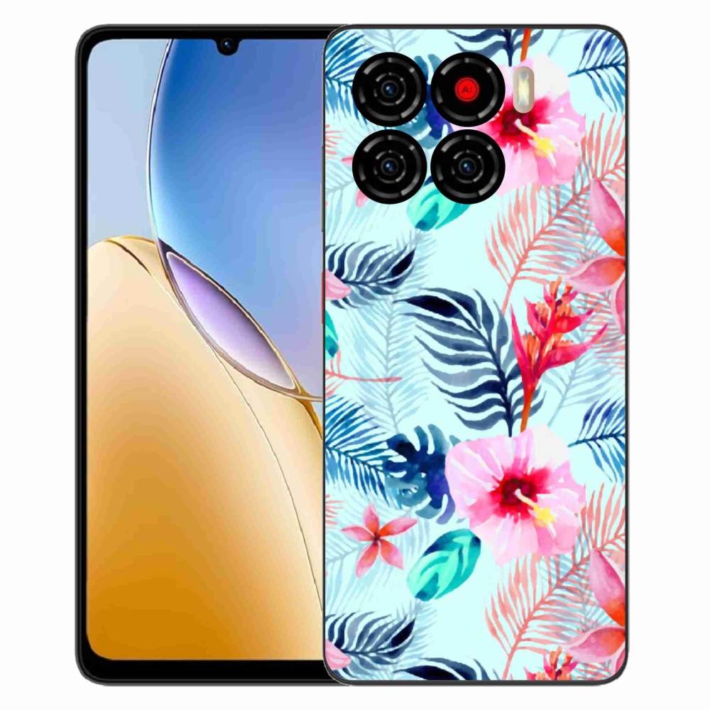 Gélový kryt mmCase na ZTE Blade A56 - kvety