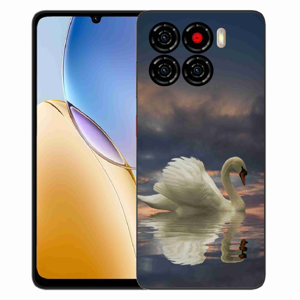 Gélový kryt mmCase na ZTE Blade A56 - labuť