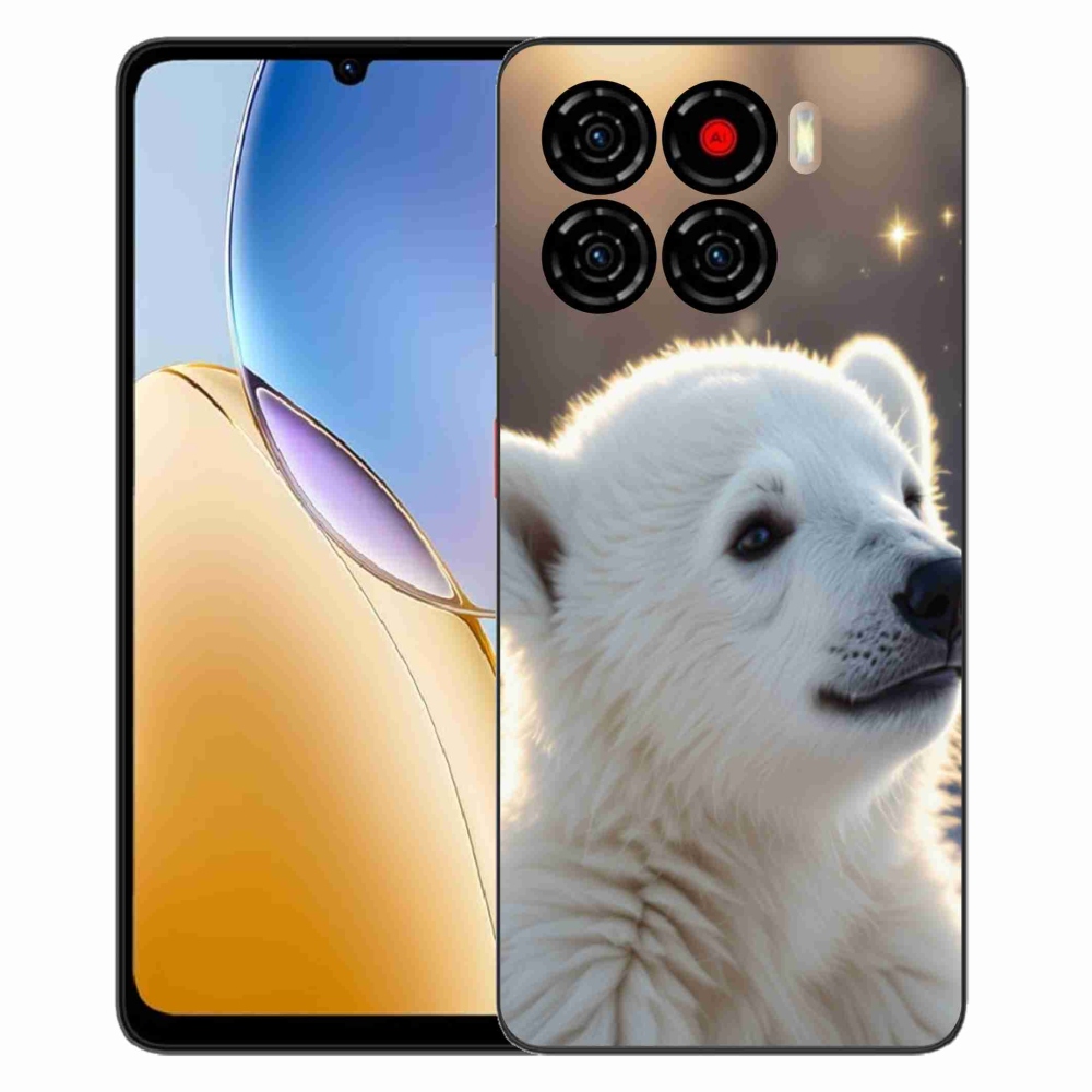 Gélový kryt mmCase na ZTE Blade A56 - ľadový medveď
