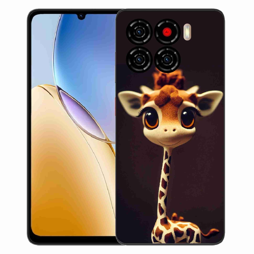 Gélový kryt mmCase na ZTE Blade A56 - malá žirafa