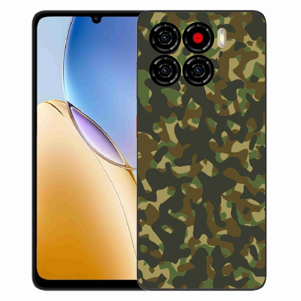 Gélový kryt mmCase na ZTE Blade A56 - maskáčový vzor 1