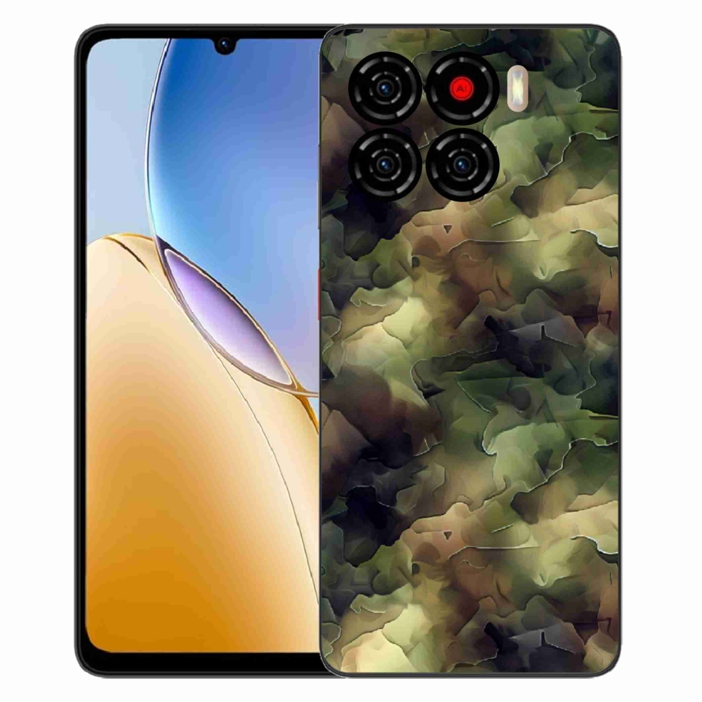 Gélový kryt mmCase na ZTE Blade A56 - maskáčový vzor 10
