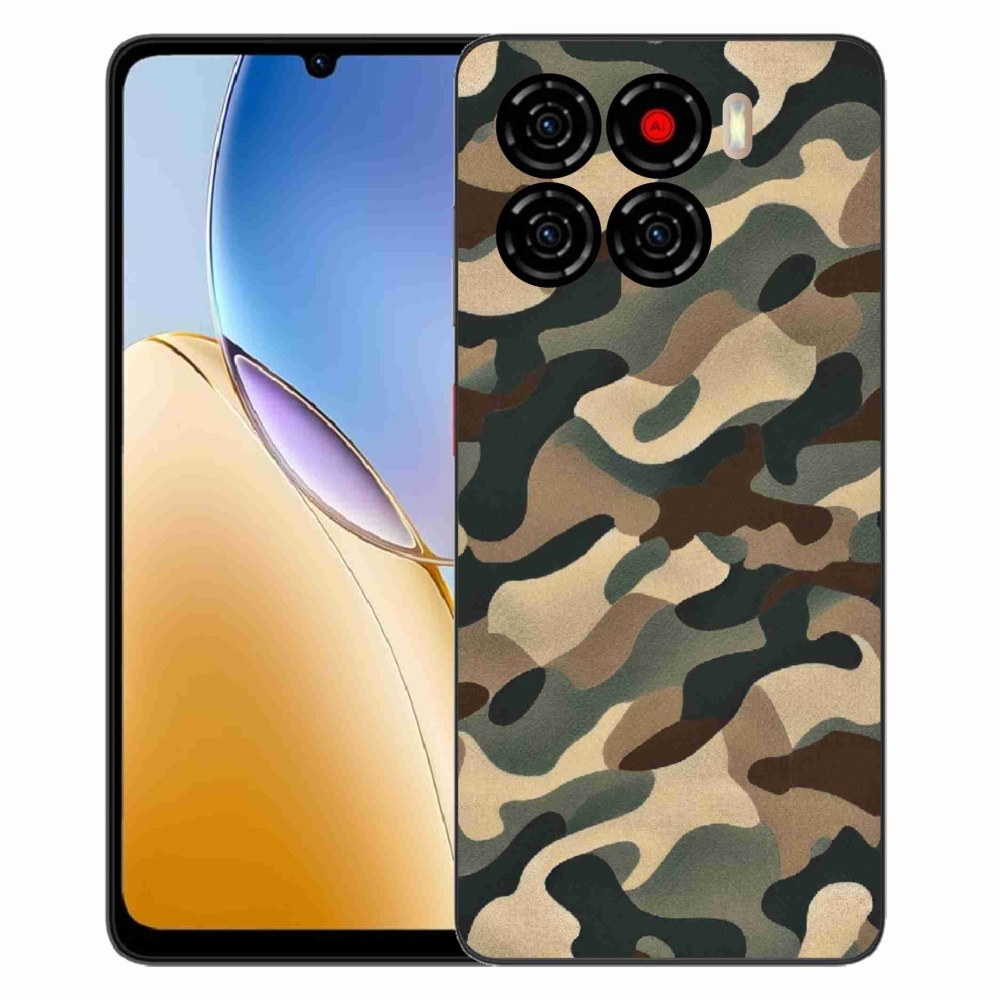 Gélový kryt mmCase na ZTE Blade A56 - maskáčový vzor 11