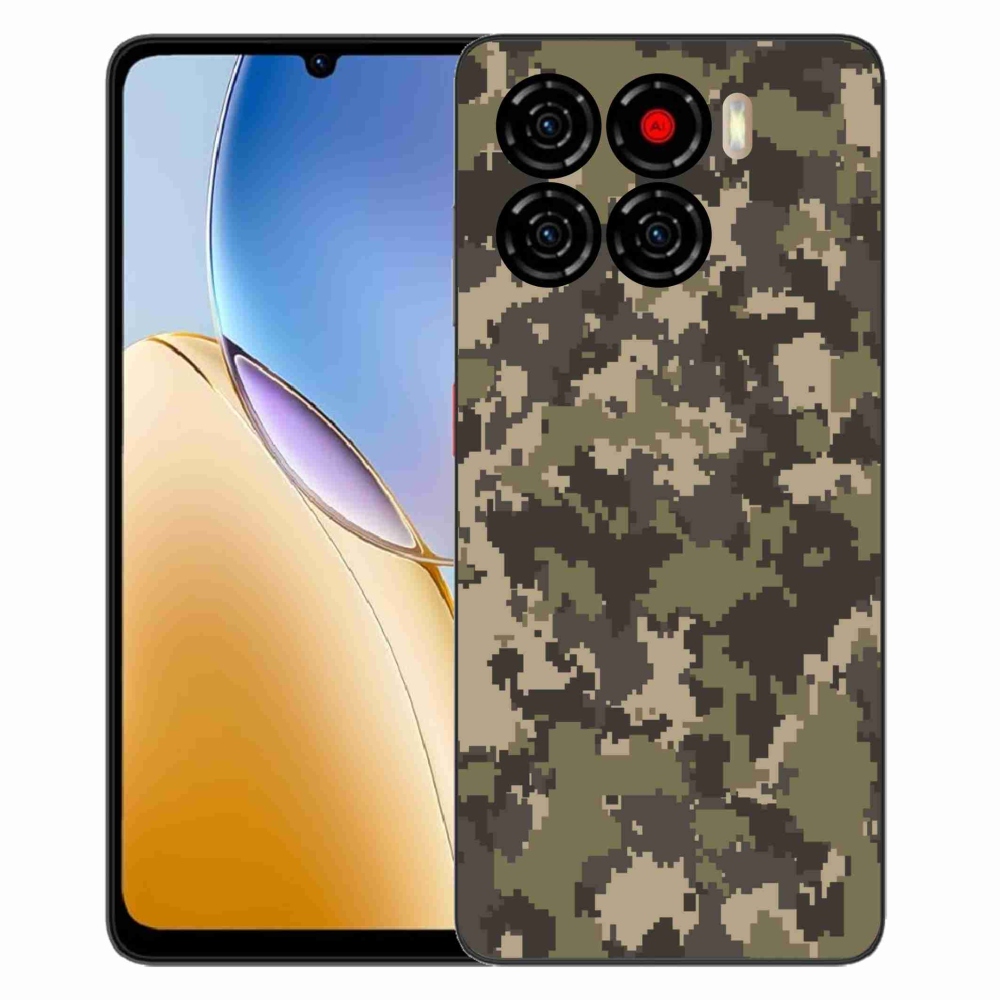 Gélový kryt mmCase na ZTE Blade A56 - maskáčový vzor 12