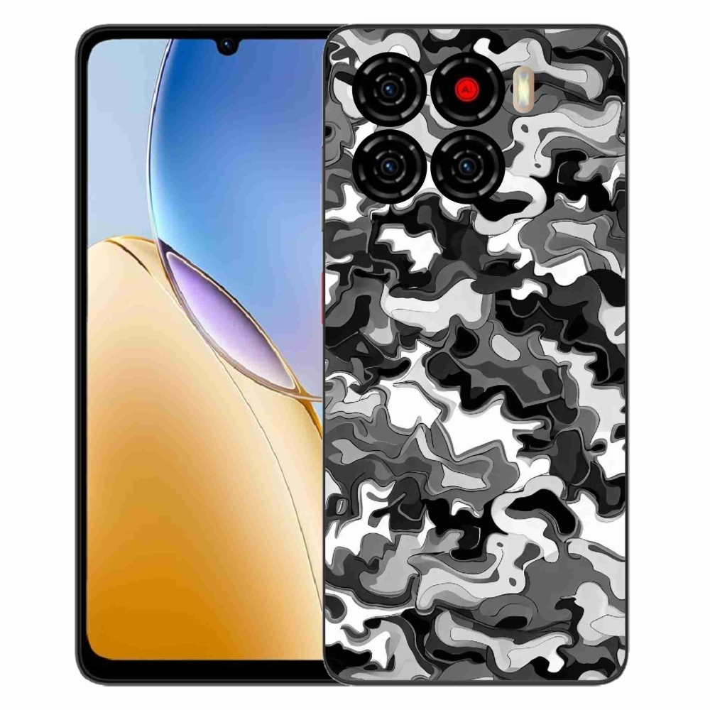 Gélový kryt mmCase na ZTE Blade A56 - maskáčový vzor 3