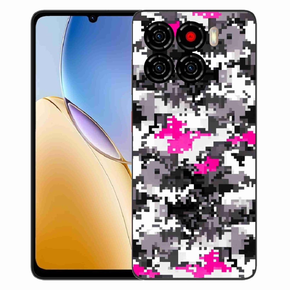 Gélový kryt mmCase na ZTE Blade A56 - maskáčový vzor 4