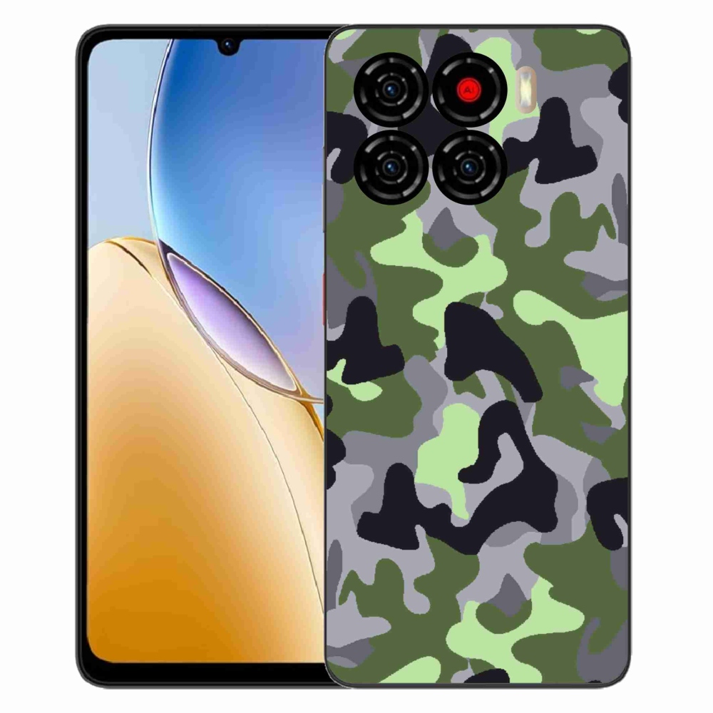 Gélový kryt mmCase na ZTE Blade A56 - maskáčový vzor 7