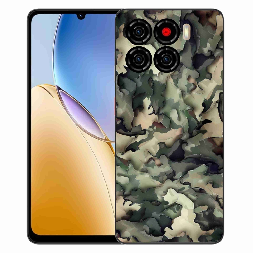 Gélový kryt mmCase na ZTE Blade A56 - maskáčový vzor 9