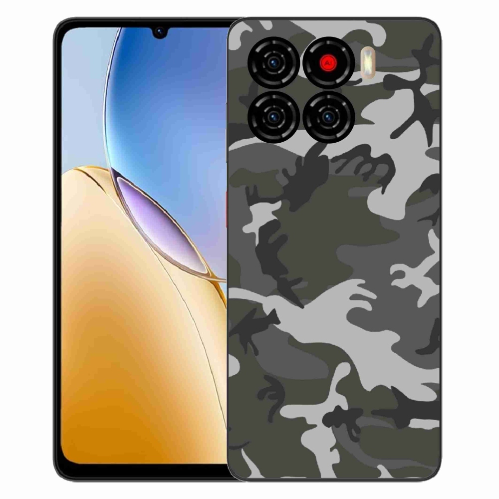 Gélový kryt mmCase na ZTE Blade A56 - maskáčový vzor