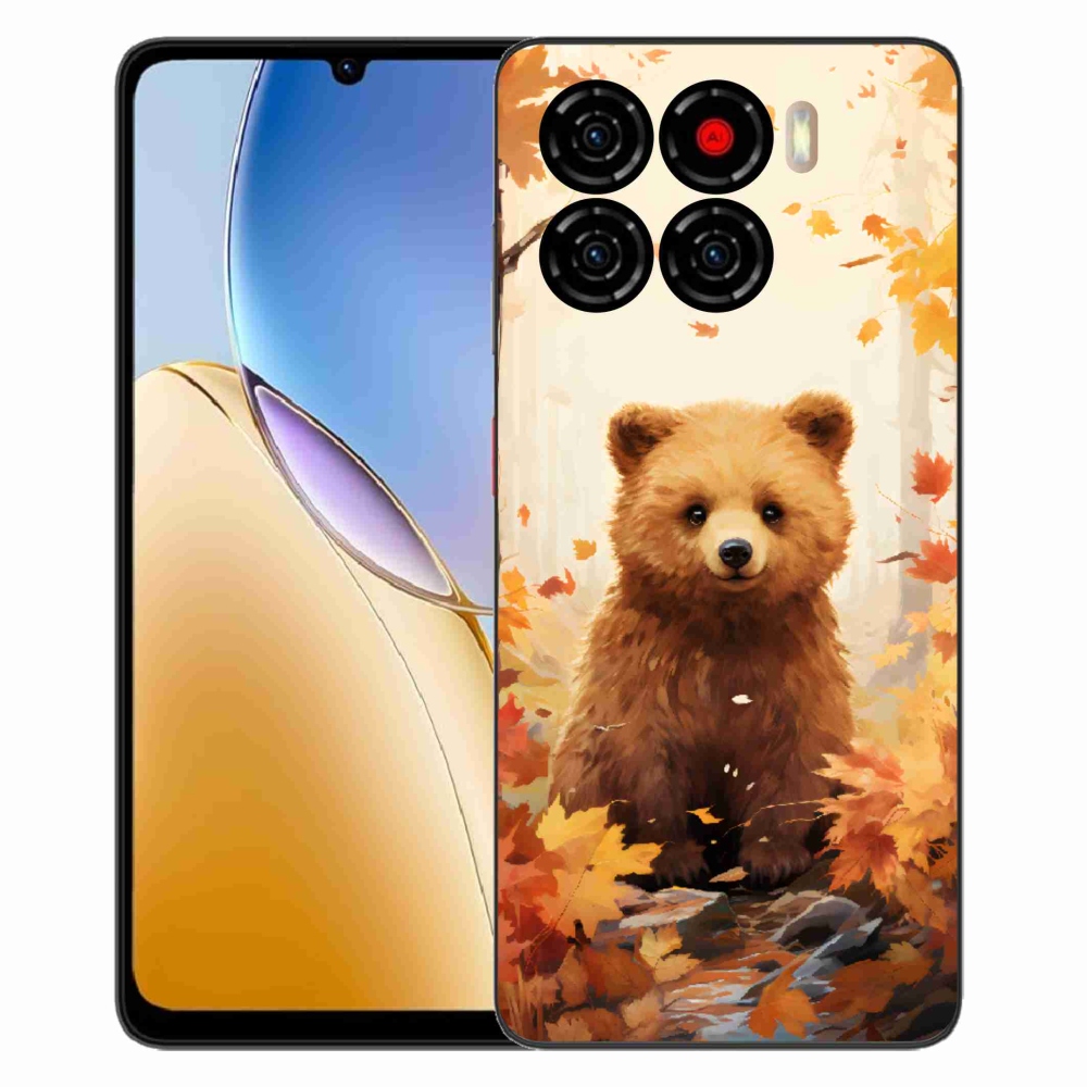 Gélový kryt mmCase na ZTE Blade A56 - medveď v lese