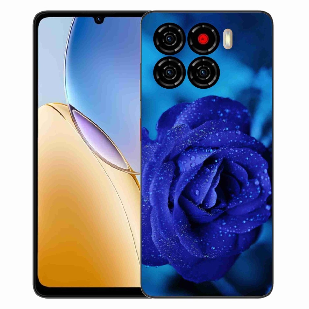 Gélový kryt mmCase na ZTE Blade A56 - modrá ruža