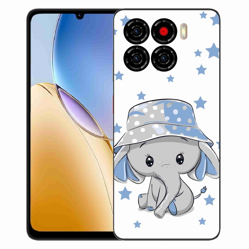 Gélový kryt mmCase na ZTE Blade A56 - modrý slon
