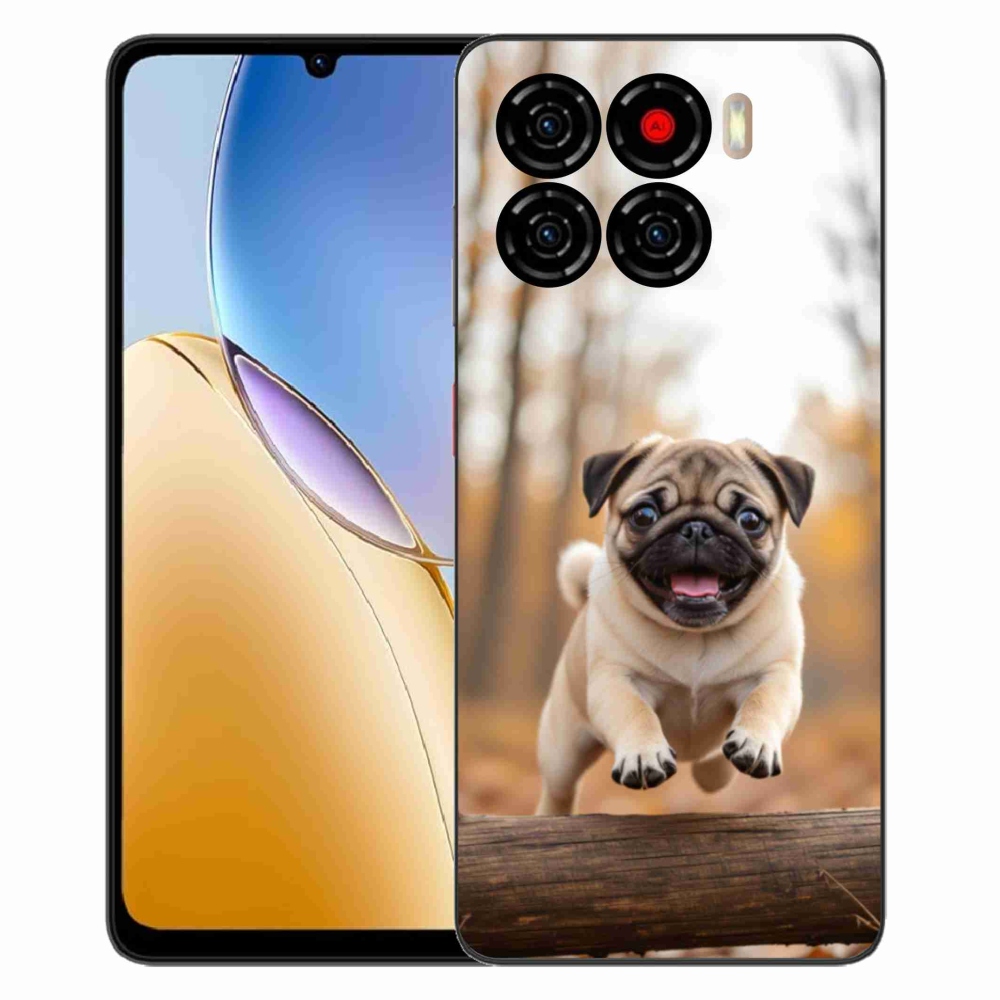 Gélový kryt mmCase na ZTE Blade A56 - mops 2