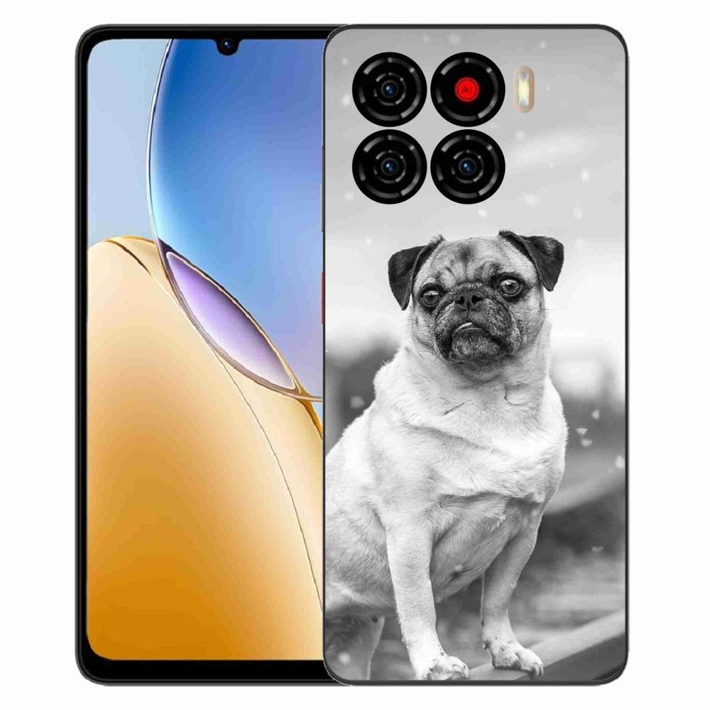 Gélový kryt mmCase na ZTE Blade A56 - mops