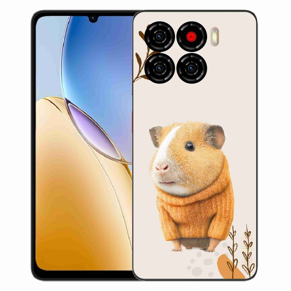 Gélový kryt mmCase na ZTE Blade A56 - morča vo svetri