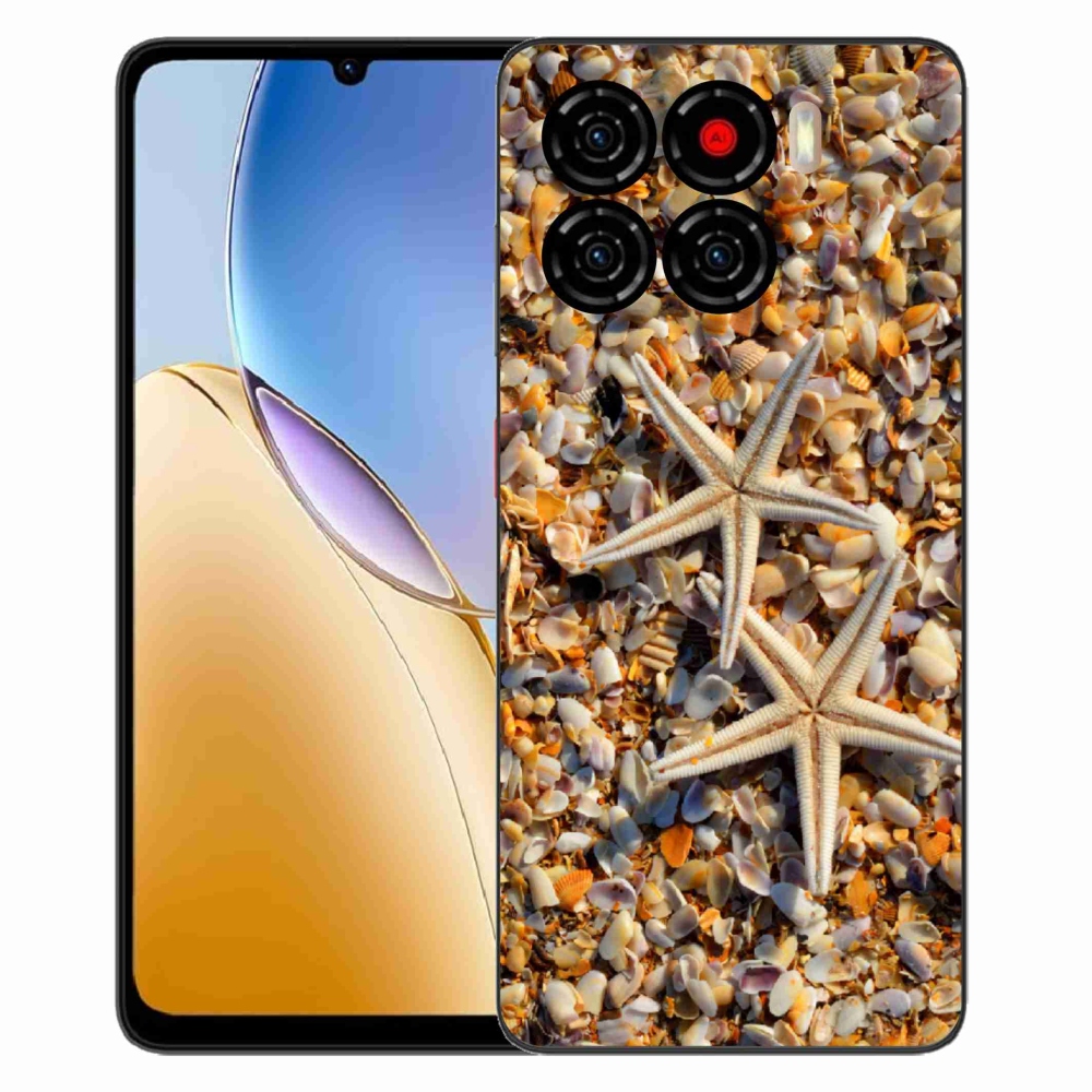 Gélový kryt mmCase na ZTE Blade A56 - morské hviezdice