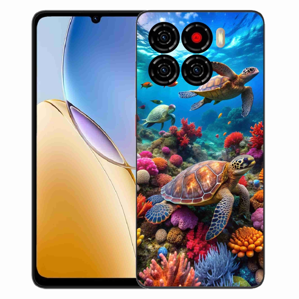 Gélový kryt mmCase na ZTE Blade A56 - morský svet 2
