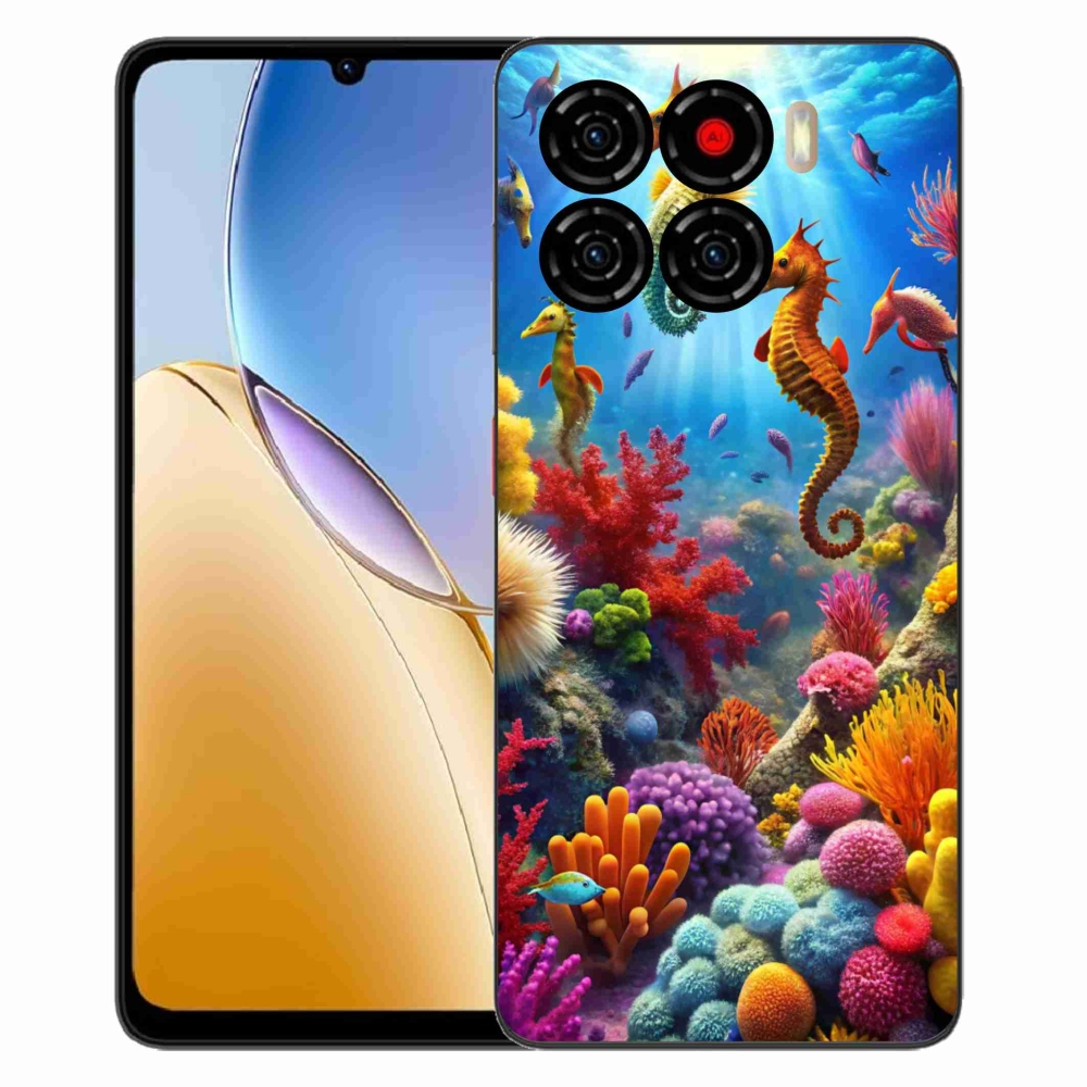 Gélový kryt mmCase na ZTE Blade A56 - morský svet 3