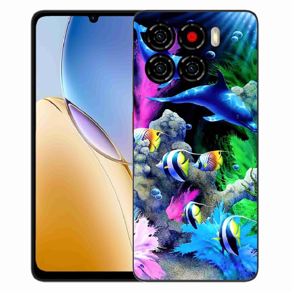 Gélový kryt mmCase na ZTE Blade A56 - morský svet