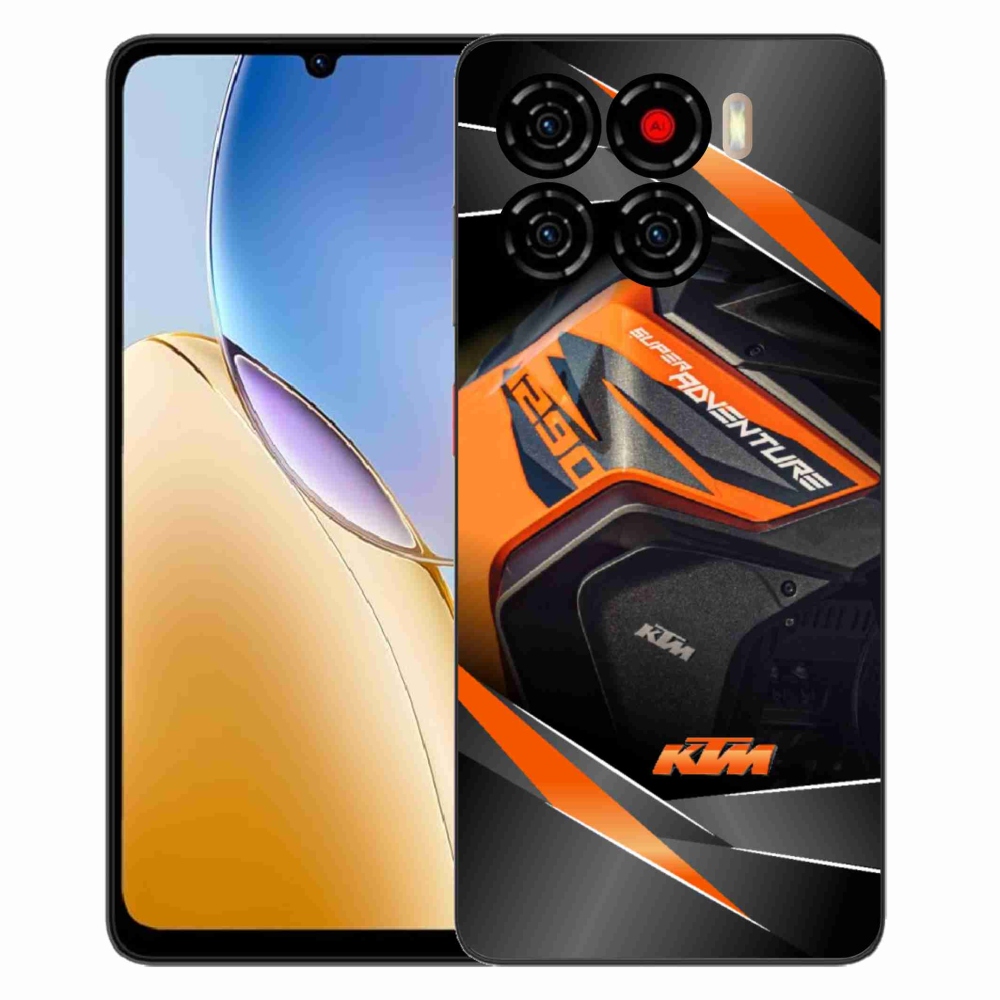 Gélový kryt mmCase na ZTE Blade A56 - motorka ktm