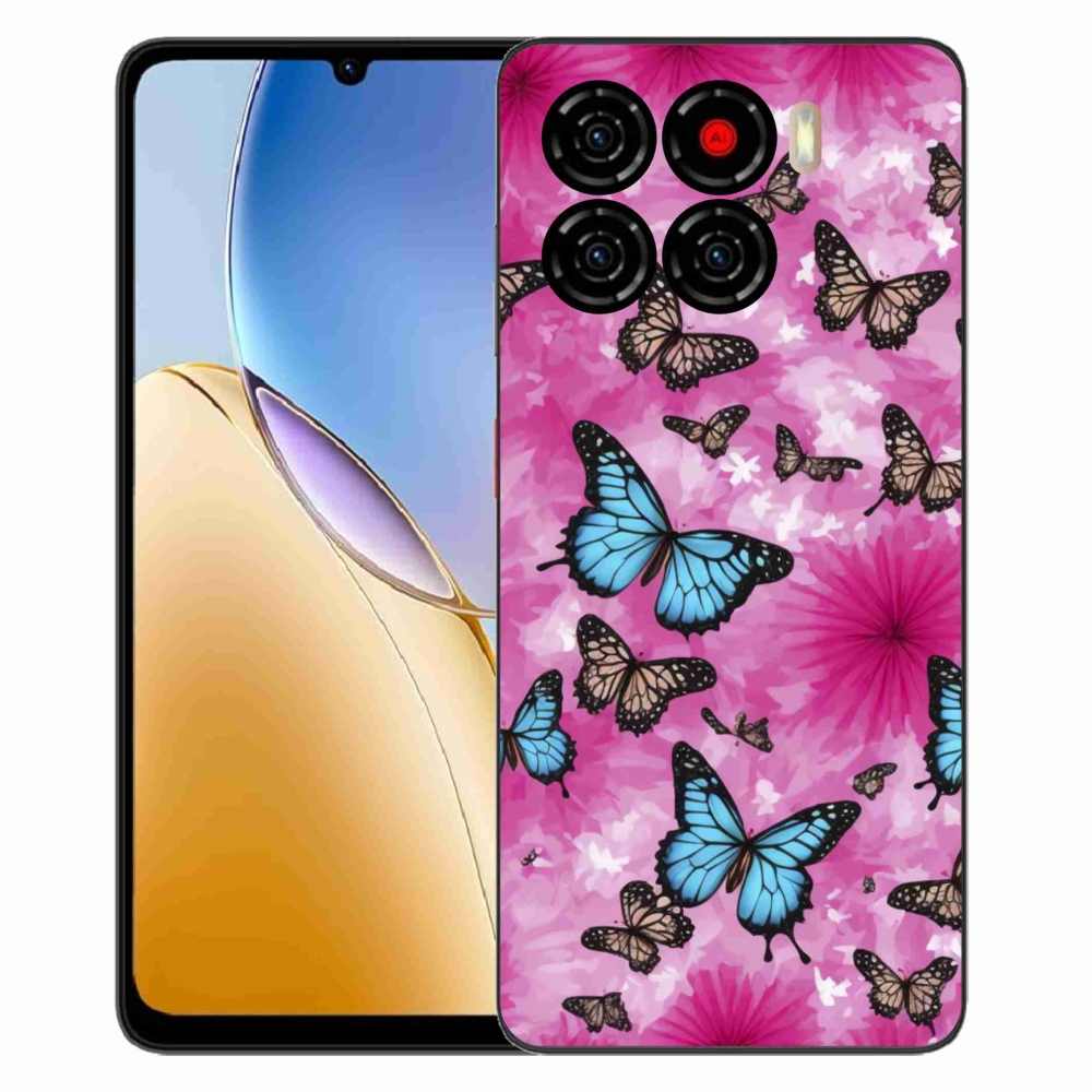 Gélový kryt mmCase na ZTE Blade A56 - motýlia záhrada