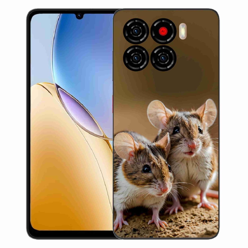 Gélový kryt mmCase na ZTE Blade A56 - myší duo