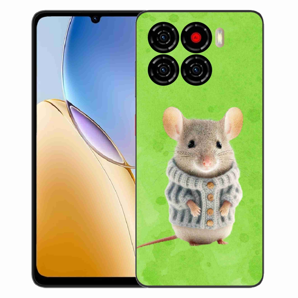 Gélový kryt mmCase na ZTE Blade A56 - myška vo svetri