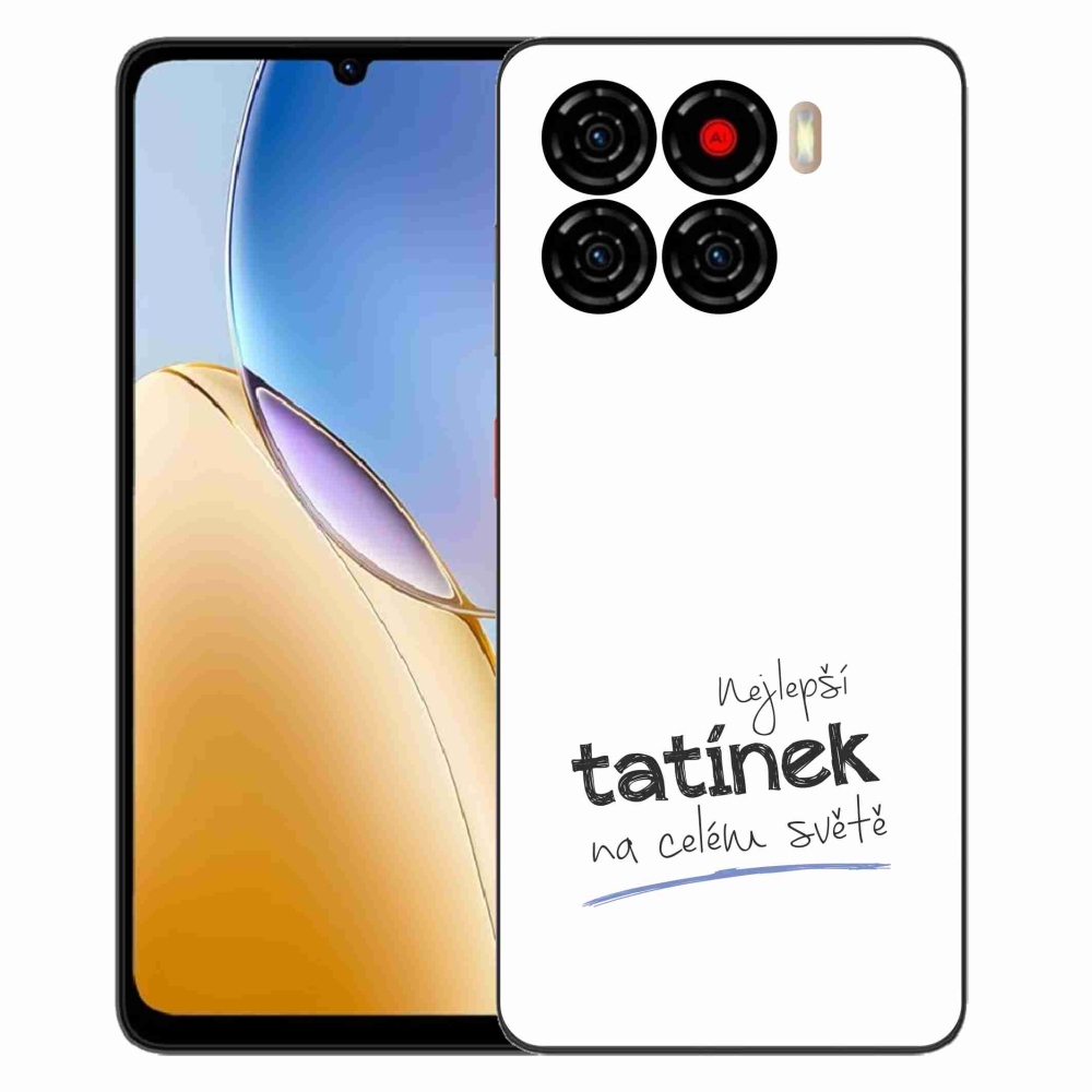 Gélový kryt mmCase na ZTE Blade A56 - najlepší otecko 4 biele pozadie