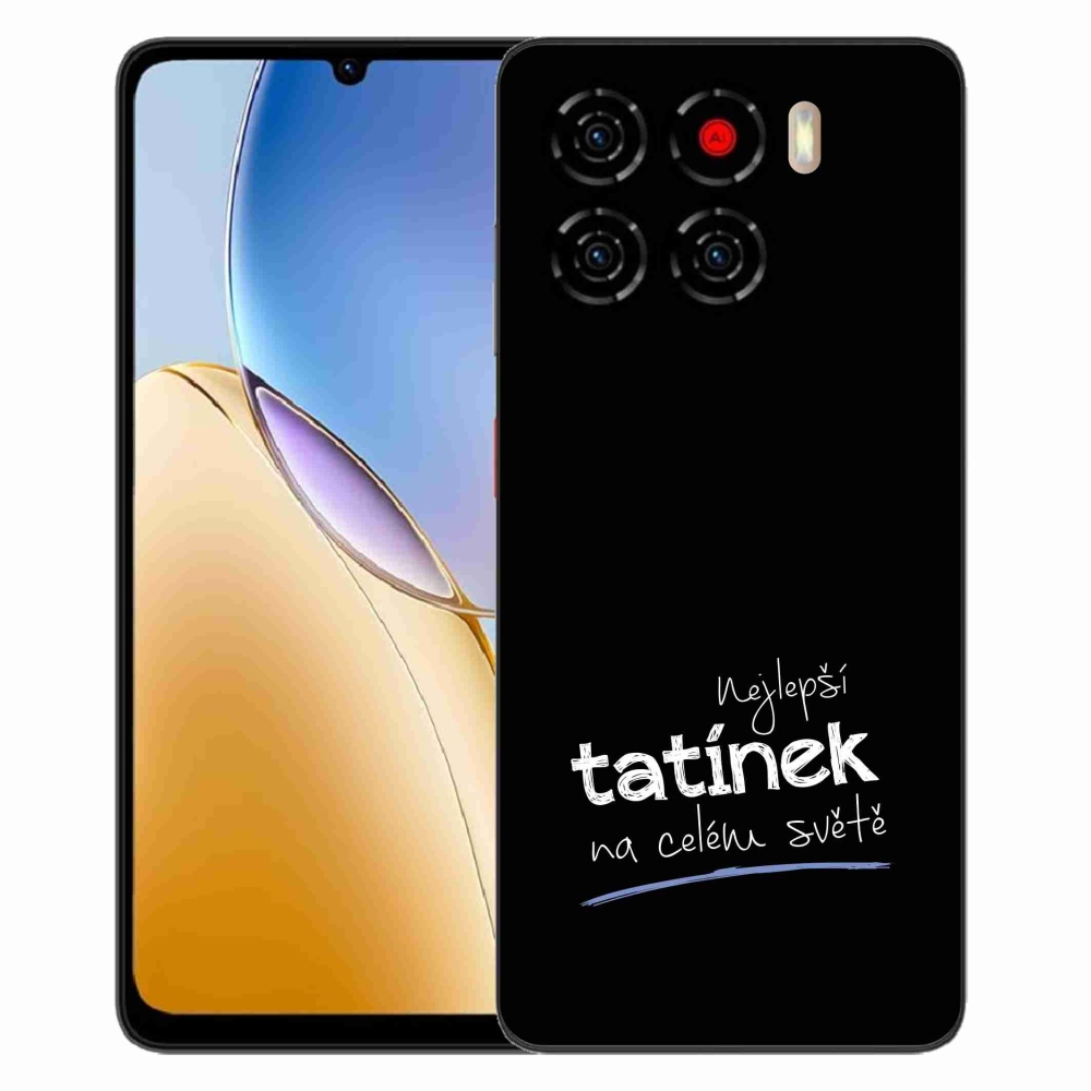 Gélový kryt mmCase na ZTE Blade A56 - najlepší otecko 4 čierne pozadie