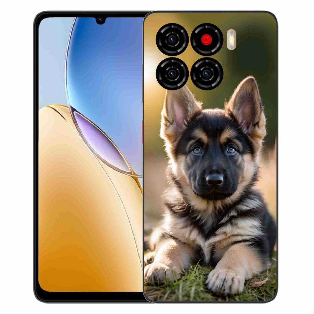 Gélový kryt mmCase na ZTE Blade A56 - nemecký ovčiak v prírode