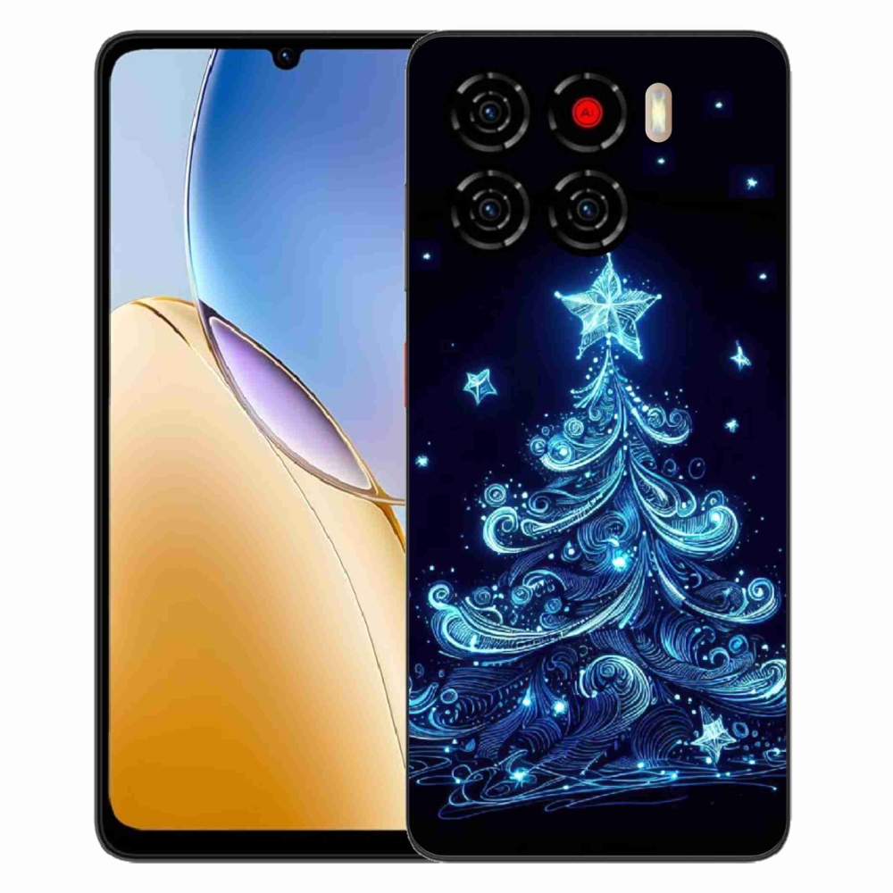 Gélový kryt mmCase na ZTE Blade A56 - neónový vianočný stromček 4
